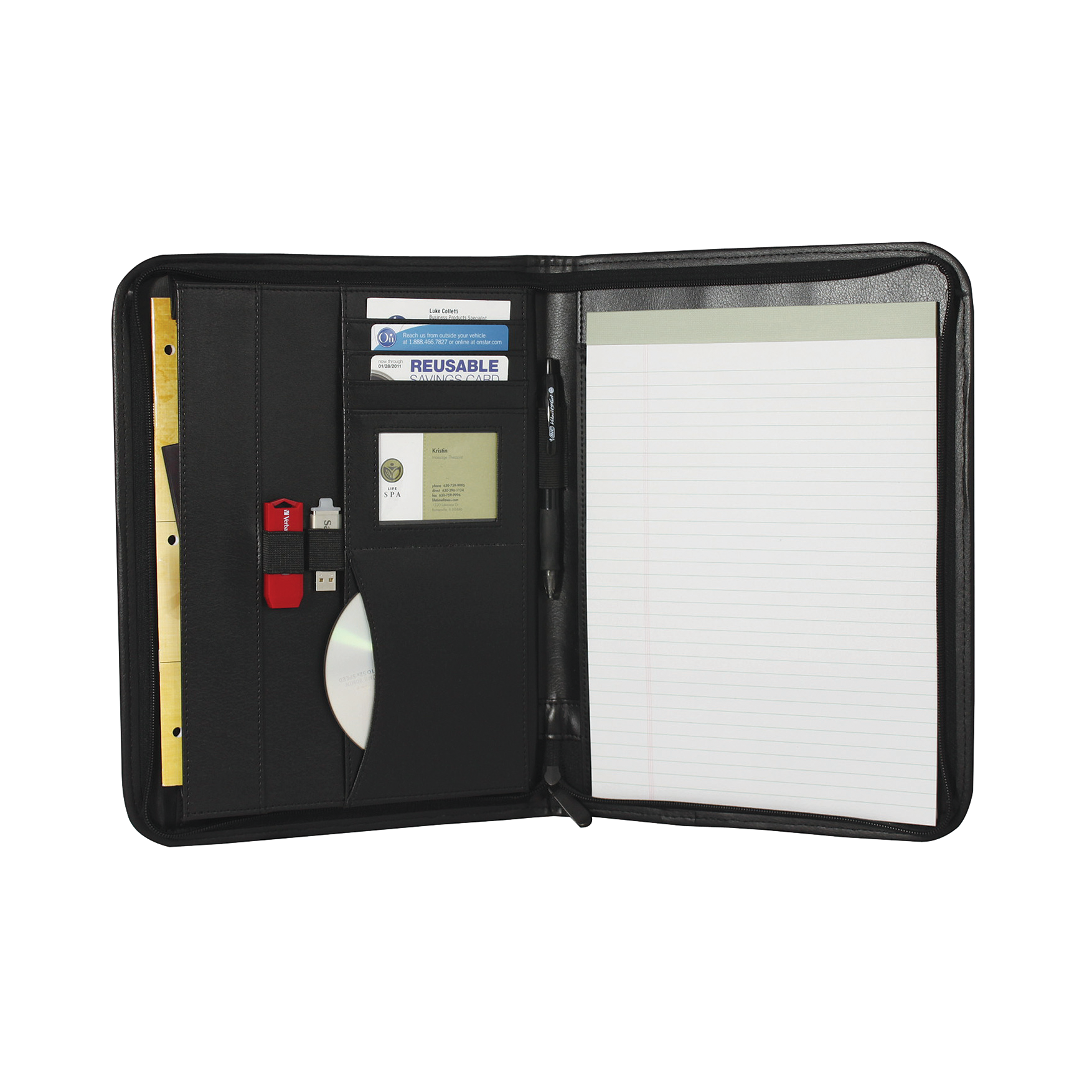 Lenox Elite Padfolio with Zipper Closure 7