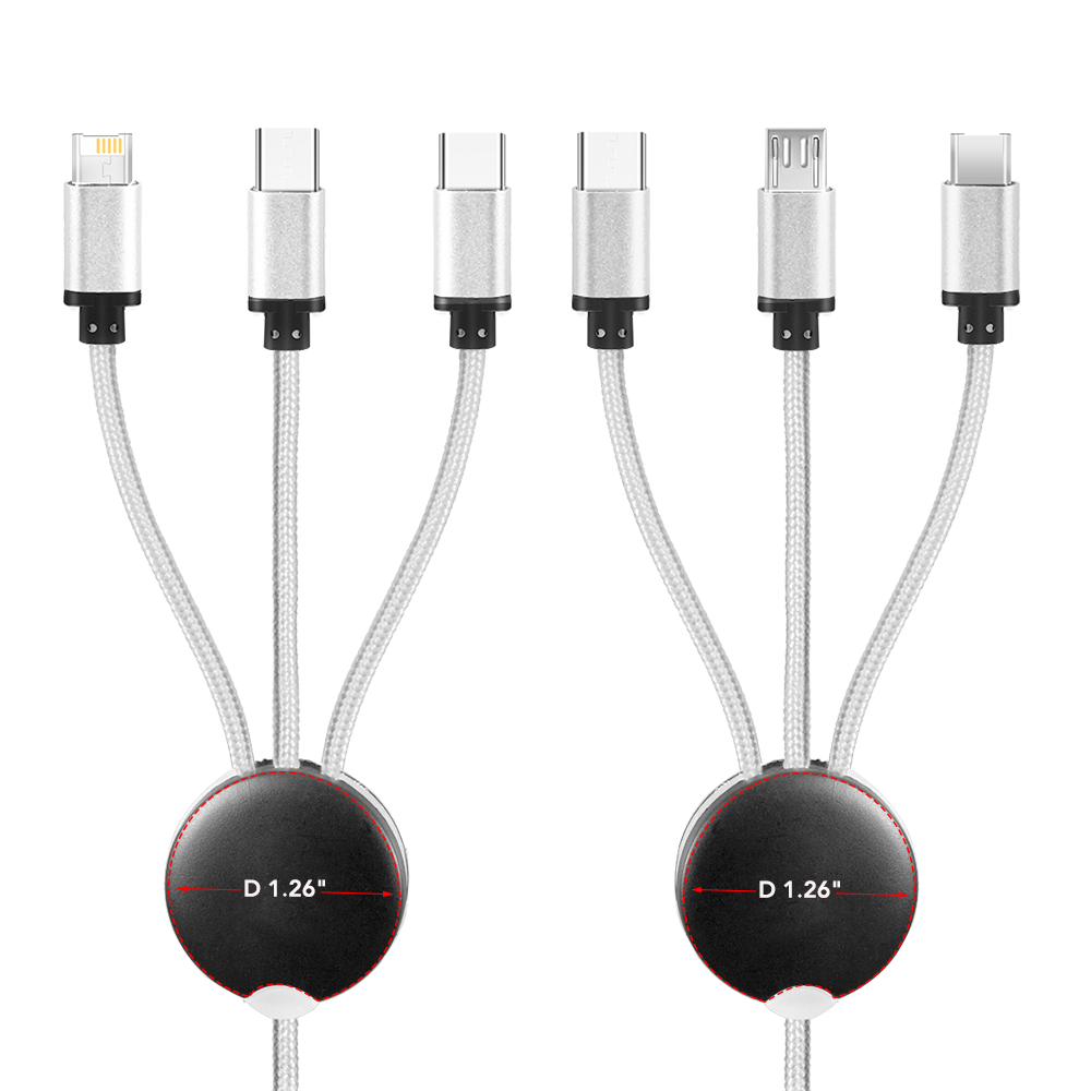 Cherry Avenue 3 in1 Logo Light Up Charging Cable with iPhone & Android 2 - Simports 44