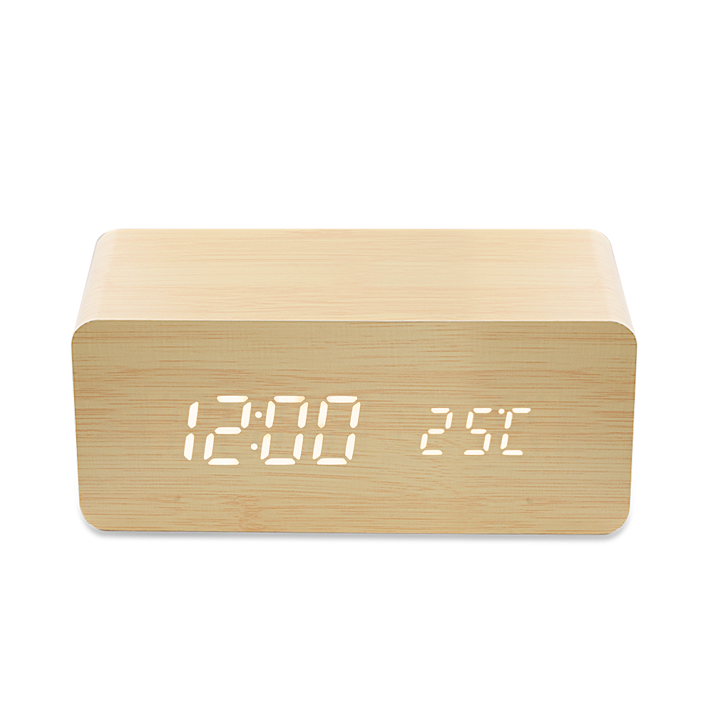 Clement Eco-Friendly Alarm Clock and Wireless Charger