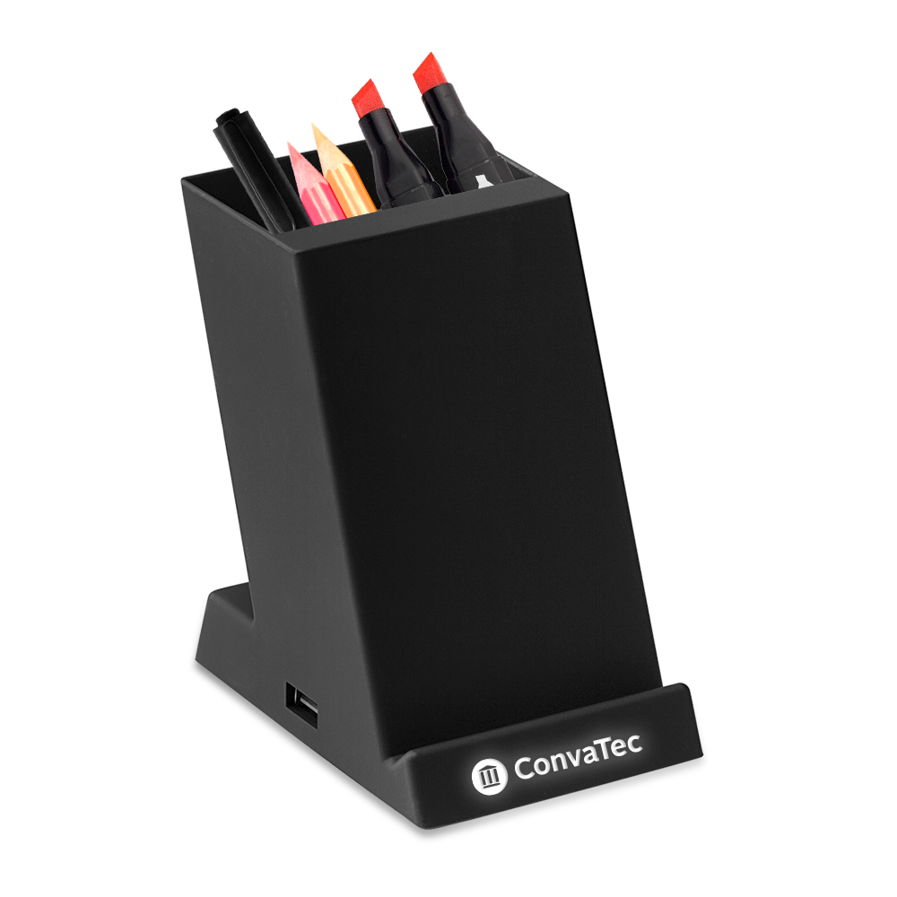 Monolith 4-in-1 Pen Holder, Wireless Charger 19