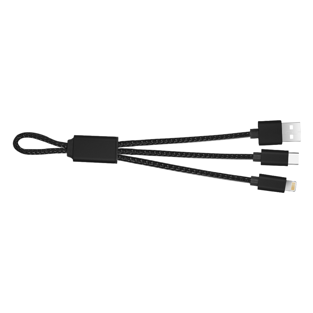 FlexCharge Duo USB-C & Lightning Cable 40