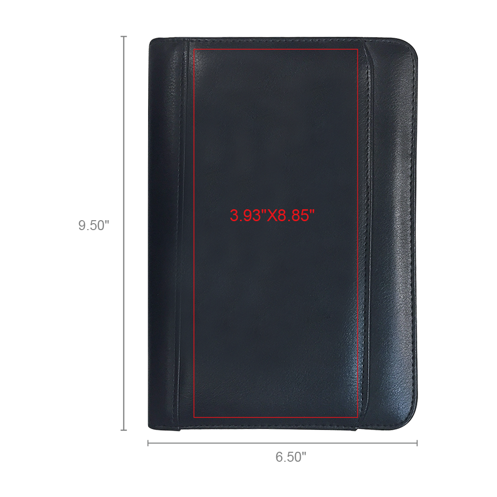 Burbank Junior Padfolio with Zipper Closure 13
