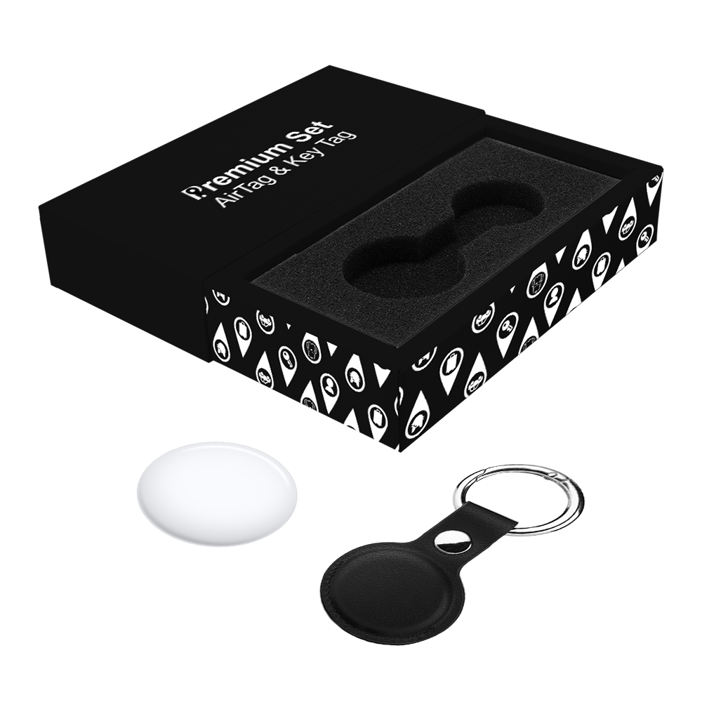 AirTag 2 Custom Key Tag in Premium QuickShip Gift Box