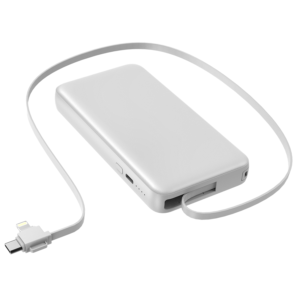 Denver Retractable Cable Power Bank