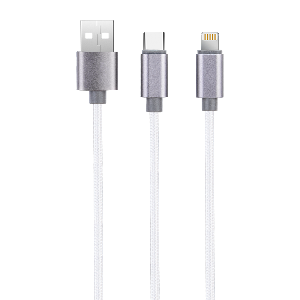 FlexCharge Duo USB-C & Lightning Cable 43