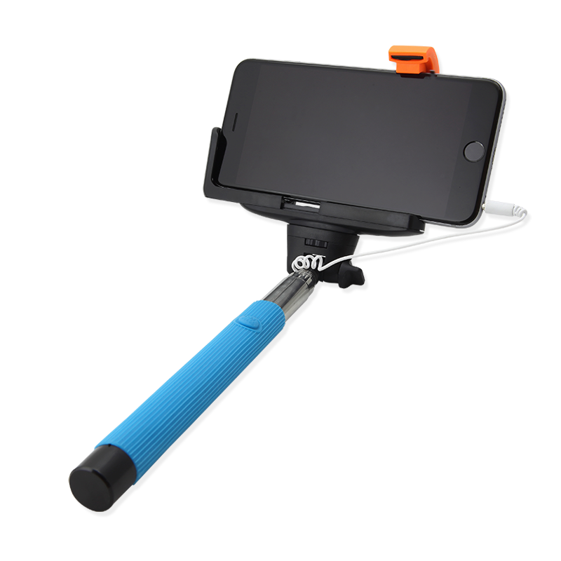 Extra Grip Wired Selfie Stick - Simports 23