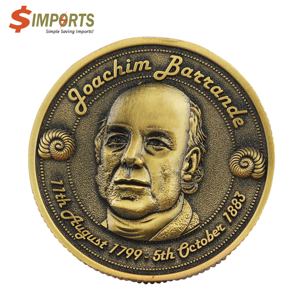 Zinc Alloy Made Plating Coins (Simports)
