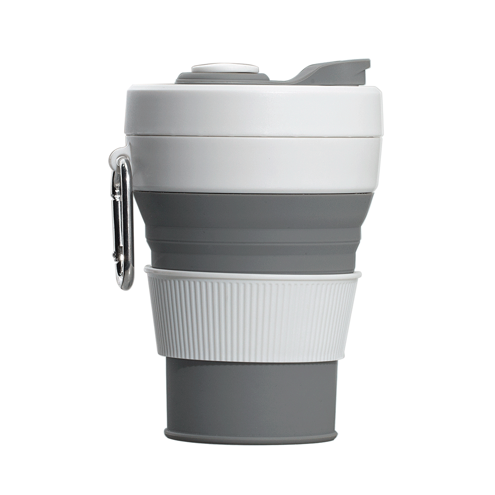 16oz Collapsible Coffee Cup With Straw - MUG08 | SunJoy Group, Inc.