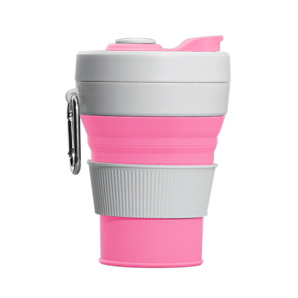 16oz Collapsible Coffee Cup With Straw MUG08 SunJoy Group, Inc.