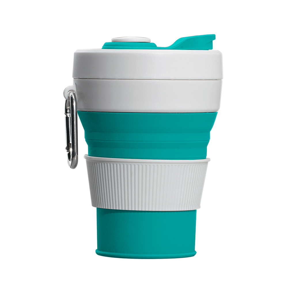 16oz Collapsible Coffee Cup With Straw MUG08 SunJoy Group, Inc.
