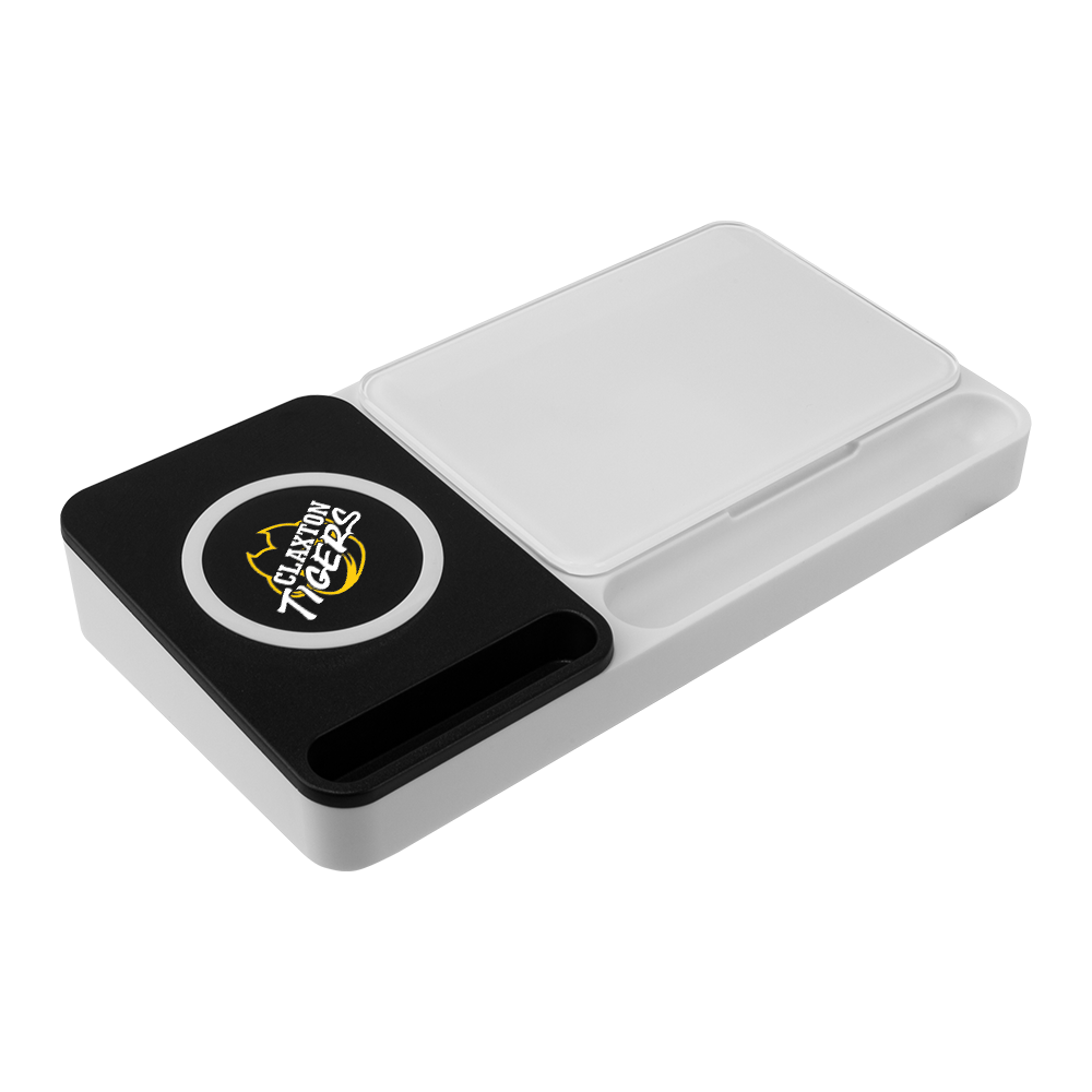 5in1 Desk Organizer With Wireless Charger & Dry Erase Board WSC165