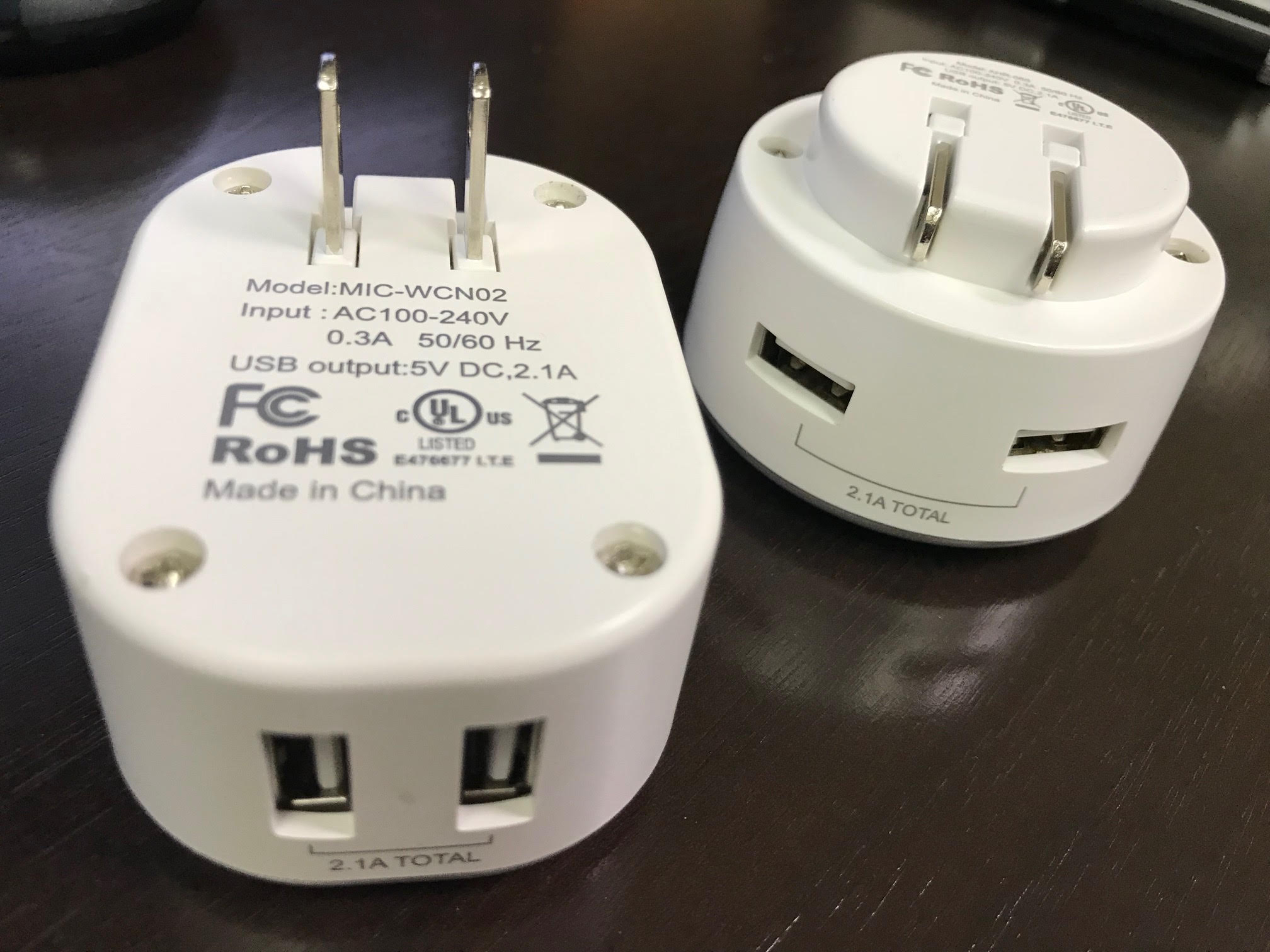 Lakeshore ETL Listed LED Night Light Wall Charger WCG28